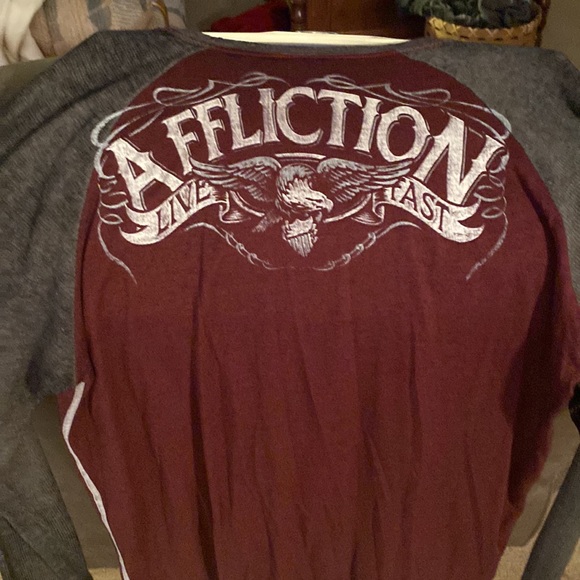 Affliction mens long sleeve shirt - Picture 3 of 3